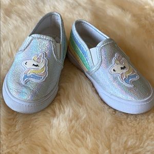 Cat & Jack Metallic Unicorn Slip-on Shoes